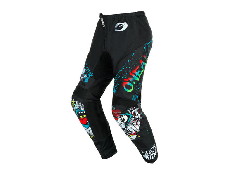 Oneal 25 Element Rancid V.24 - Black White Youth Off Road Pants Size 28" 16/18T