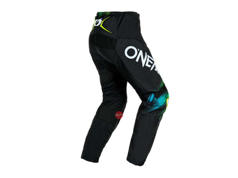 Oneal 24 Element Voltage V.24 Black Green Off Road Pants Size 32"