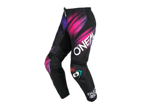 Oneal 24 Element Voltage V.24 Black Pink Adult 7 8W 32 Womens Off Road Pants Waist Size 32"