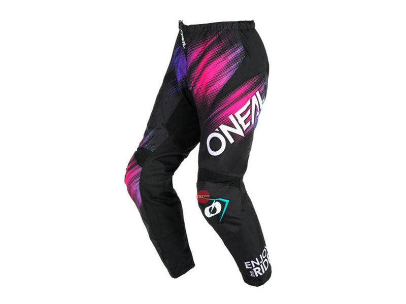 Oneal 24 Element Voltage V.24 Black Pink Womens Off Road Pants Size 32" 7/8W