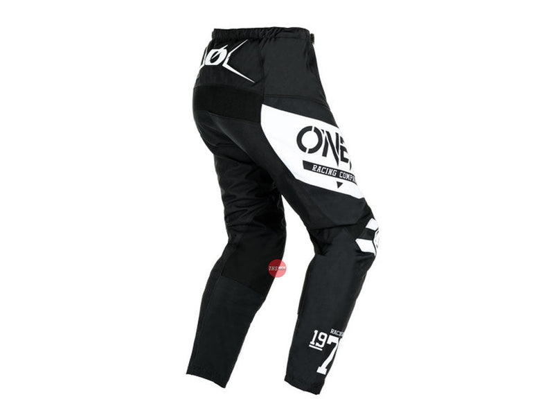Oneal 25 Element Warhawk V.24 Black White Off Road Pants Size 30"