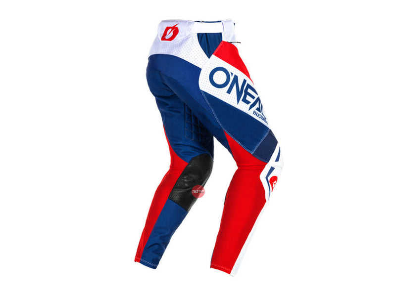 Oneal 25 Hardwear Air Slam V.24 White Blue Red Off Road Pants Size 36"