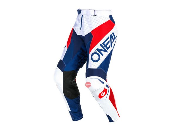 Oneal 25 Hardwear Air Slam V.24 White Blue Red Off Road Pants Size 34"