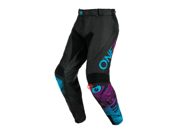 Oneal 25 Mayhem Scarz V.24 Black Blue 36 Off Road Pants Waist Size 36"