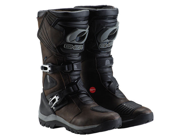 Oneal Sierra Waterproof Pro Crazy Horse Brown - Adventure Boots Size 10 (EU) 43