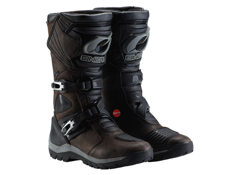 Oneal Sierra Waterproof Pro Crazy Horse Brown - Adventure Boots Size 10 (EU) 43