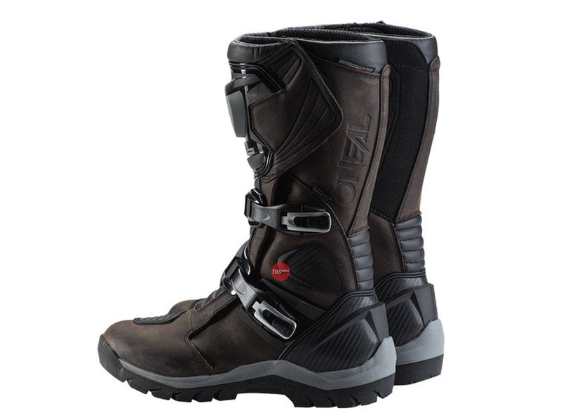 Oneal Sierra Waterproof Pro Crazy Horse Brown - Adventure Boots Size 10 (EU) 43