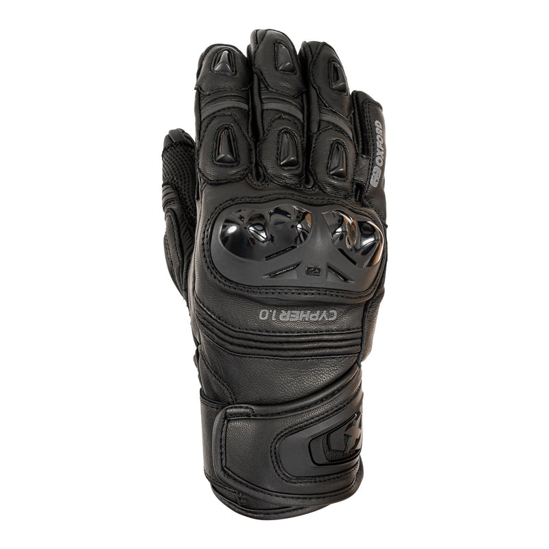 Oxford Cypher 1.0 Short Leather Men's Glove - Stealth Black Size 2XL