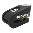 OXFORD ALPHA XA14 ALARM DISC LOCK STAINLESS BRUSH