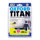 Oxford Titan 10MM Disc Lock - Yel