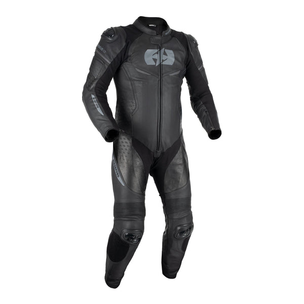Oxford Nexus 1.0 Leather Men's Suit - Stealth Black Size 3XL