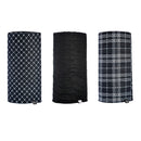 OXFORD COMFY BLK&WHT TARTAN 3PACK