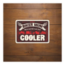 Oxford Garage Metal Sign: "Biker Mum Cooler"