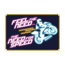 Oxford Garage Metal Sign: "Feel The Need … For Speed"