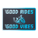 OXFORD GARAGE METAL SIGN: GOOD VIBES