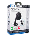 Oxford Street Billet Alloy Bar End Mirror Left Blk