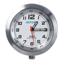 OXFORD CLOCK SIL CASE & WHT FACE w/ BRKT  (NEW)