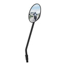 Oxford Mirror Round - Black 10mm