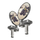 OXFORD BAR END MIRRORS SIL PR (NEW)(replaces OXOX121 )