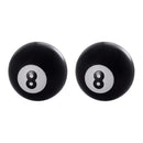 OXFORD 8 BALL VALVE CAPS BLK PAIR  (NEW)