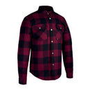 Oxford Kickback 2.0 Shirt Red Black Check Size Small