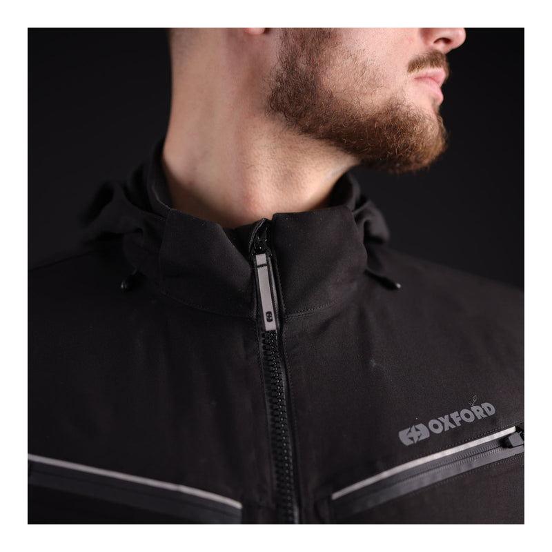 Oxford Mondial Street Dry2Dry MS Jacket - Black Size 4XL