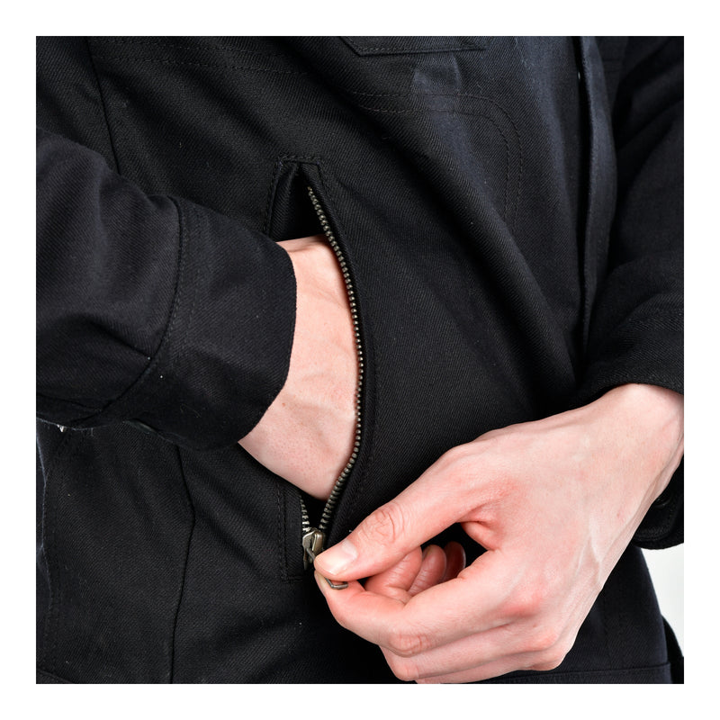 Oxford Heist Men's Jacket - Black Size XL