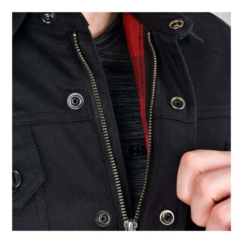 Oxford Heist Men's Jacket - Black Size XL