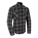 Oxford Kickback 3.0 Men's Shirt - Grey/Black Check Size XL