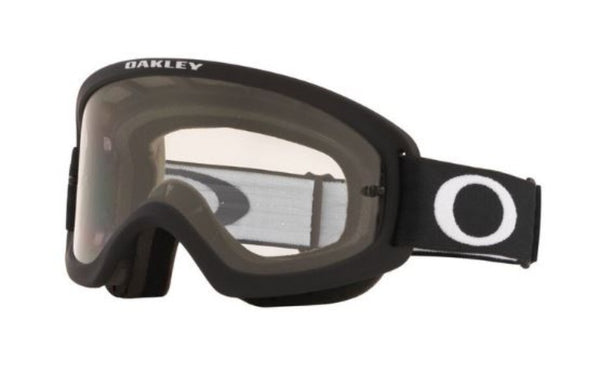 Oakley XS O Frame - Jet Black Mx Goggles With Clear Lens