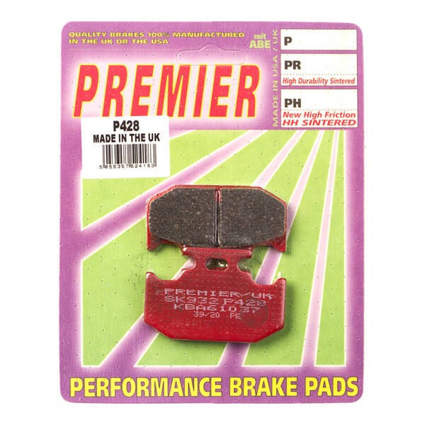 PREMIER BRAKE PADS YAM YXR700 Rhino Park brake