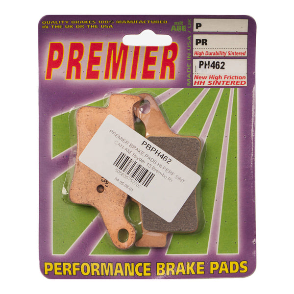 PREMIER BRAKE PADS HI-PERF SINT CAN-AM Spyder 13 Brembo Rr