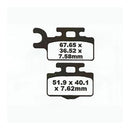 PREMIER BRAKE PADS FULL SINTERED KX/RM65