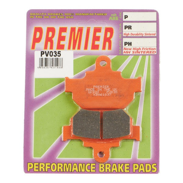 PREMIER BRAKE PADS SEMI SINTERED STREET