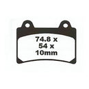 PREMIER BRAKE PADS SEMI SINTERED STREET