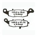 PREMIER BRAKE PADS SEMI SINTERED STREET