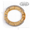 PREMIER BRAKE SHOES YFB250/YFM350 w/ springs