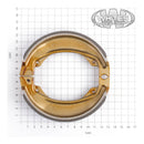 PREMIER BRAKE SHOES TRX250 Recon w/ springs
