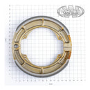 PREMIER BRAKE SHOES LTF250/LTF4WD R