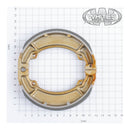 PREMIER BRAKE SHOES LT/KFX80 Rr w/ springs