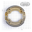 PREMIER BRAKE SHOES AG100 Rr /AG200 Elec F or R w/ springs