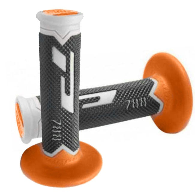 Progrip Mx Grey/orange/black 115mm Extra Slim Progrips