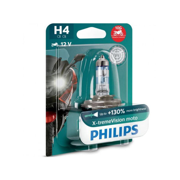 PHILIPS BULB H4 12342 XV+ 12V 60/55W P43t-38 BW XTREME VISIO