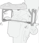 Givi Side Rack Cam-side (obk) Honda CB 500 X '13-'18 PL1121CAM