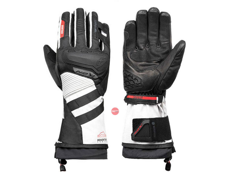 Ixon Pro Ragnar Gloves Black/gry/red XL