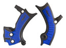Rtech Frame Guards Blue Black Yamaha PRTYZFNRBL1