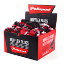 Polisport Muffler Plugs Mixed Retail Pack 10PCS - Black