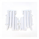 Polisport Radiator Louvers Honda CR125/250 05-07 White
