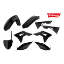 Polisport Plastics Kit Honda CRF450R 17-19 / CRF250R 18- Black