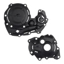 Polisport Poli Clutch & Ignition Cover Protector Kit YZ450F '23 - Black